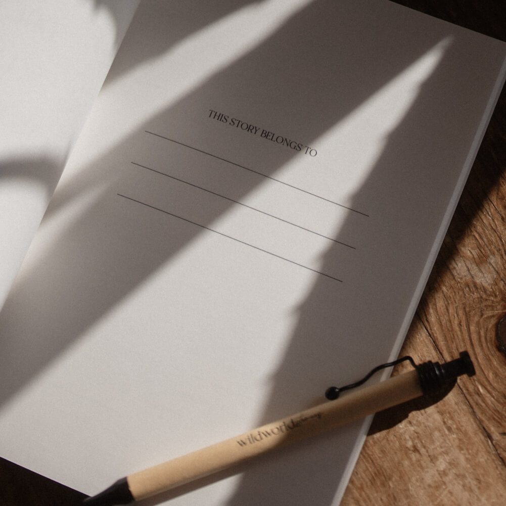Photographer merchandise notebook
